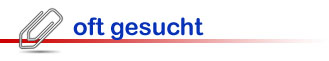 oft gesucht